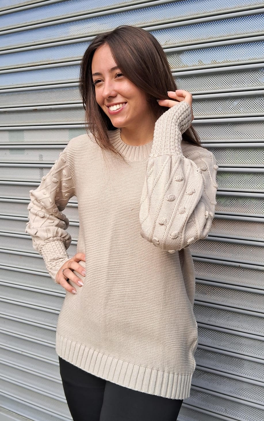 BLUSA LINKS E MANGA DE BOLINHAS